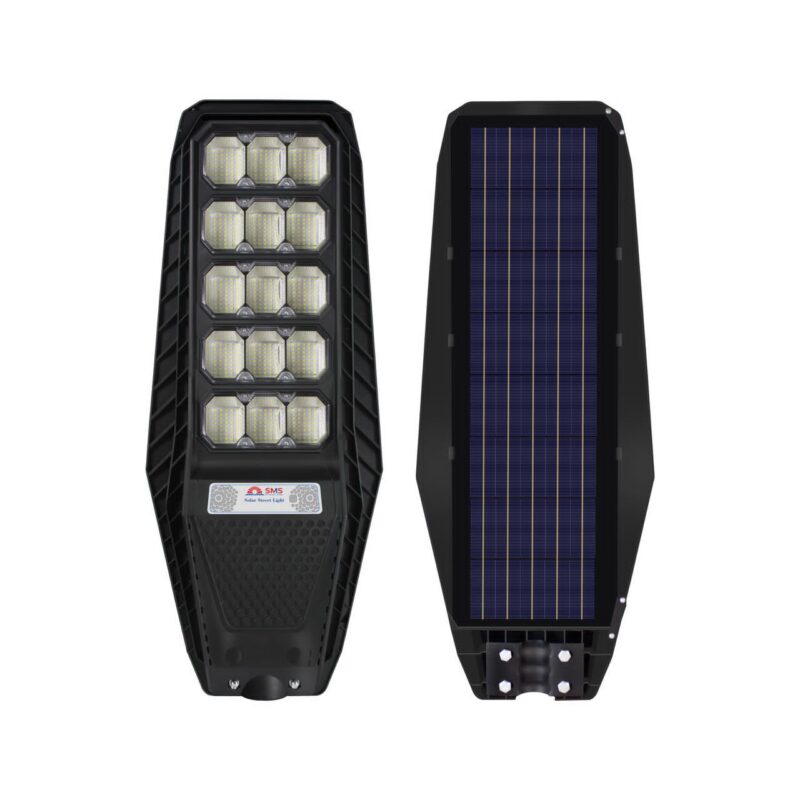 street light with solar panel
